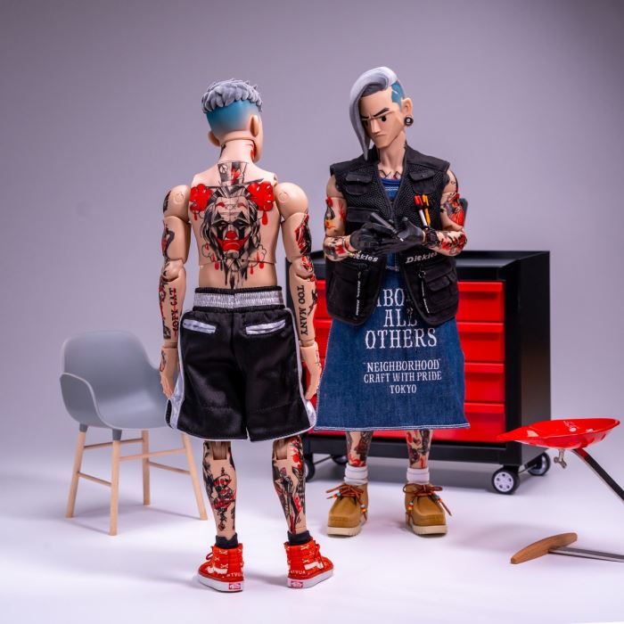 Doll Tattoo Artist 1/6