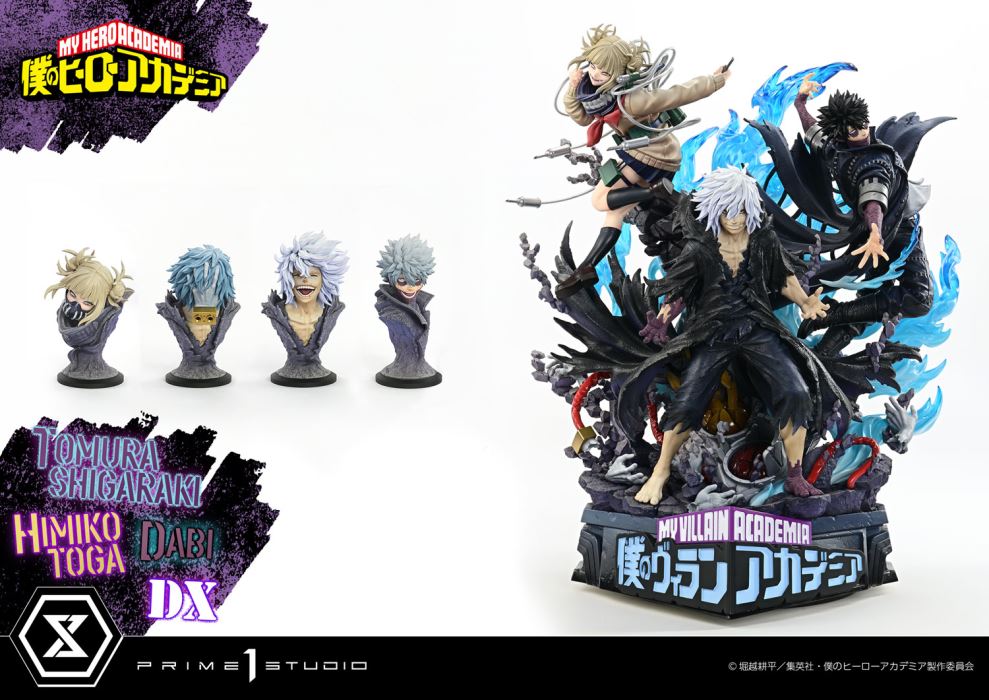 Tomura Shigaraki,Dabi,Himiko Toga - My Hero Academia DX Version