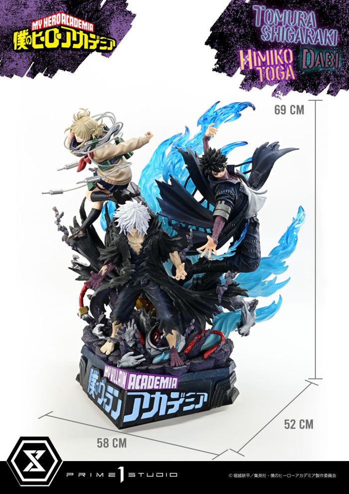Tomura Shigaraki,Dabi,Himiko Toga - My Hero Academia DX Version