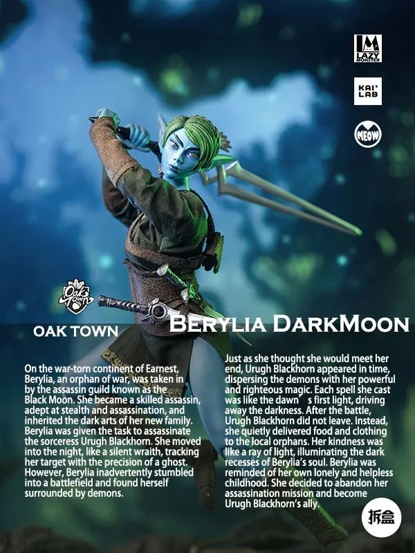 Oak town Berylia Dark Moon Assassin & Sorceress