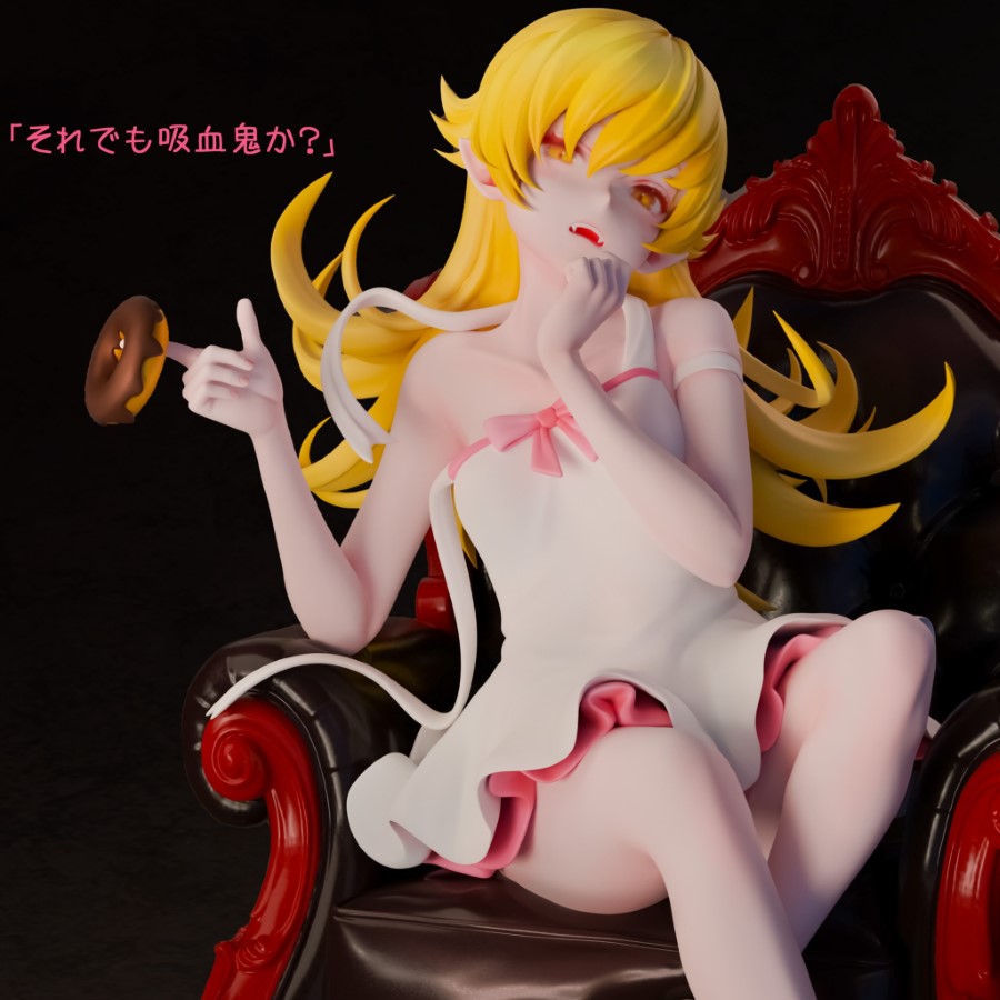 Shinobu Oshino Sweet Throne - Bakemonogatari
