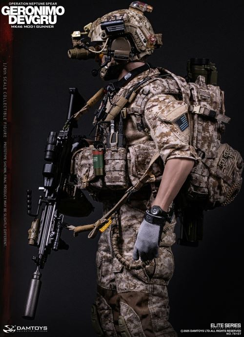 Navy Special Warfare Development Group - Operation Poseidon Spear Geronimo MK46 MOD1 Machine Gunner 1/6