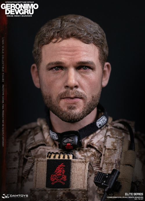 Navy Special Warfare Development Group - Operation Poseidon Spear Geronimo MK46 MOD1 Machine Gunner 1/6