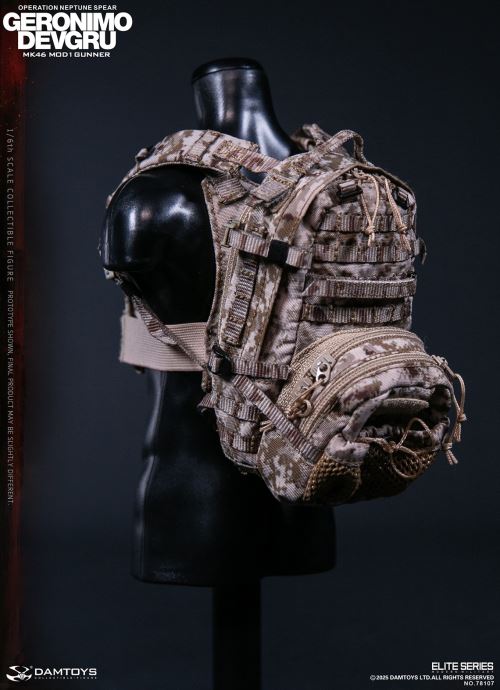 Navy Special Warfare Development Group - Operation Poseidon Spear Geronimo MK46 MOD1 Machine Gunner 1/6