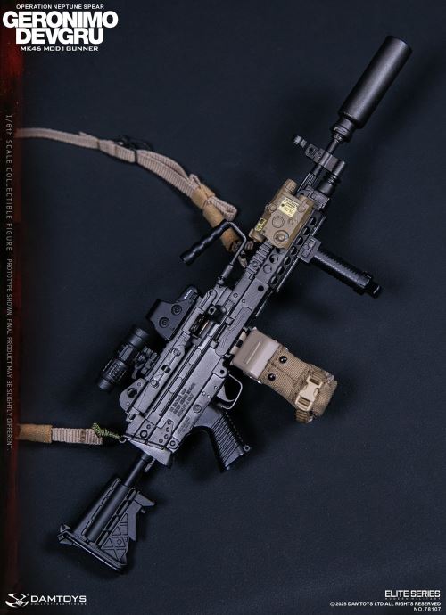 Navy Special Warfare Development Group - Operation Poseidon Spear Geronimo MK46 MOD1 Machine Gunner 1/6