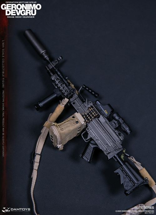 Navy Special Warfare Development Group - Operation Poseidon Spear Geronimo MK46 MOD1 Machine Gunner 1/6