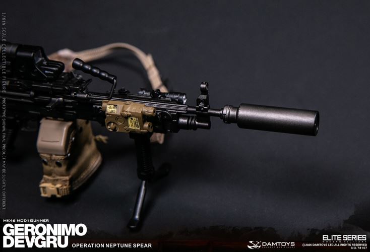 Navy Special Warfare Development Group - Operation Poseidon Spear Geronimo MK46 MOD1 Machine Gunner 1/6