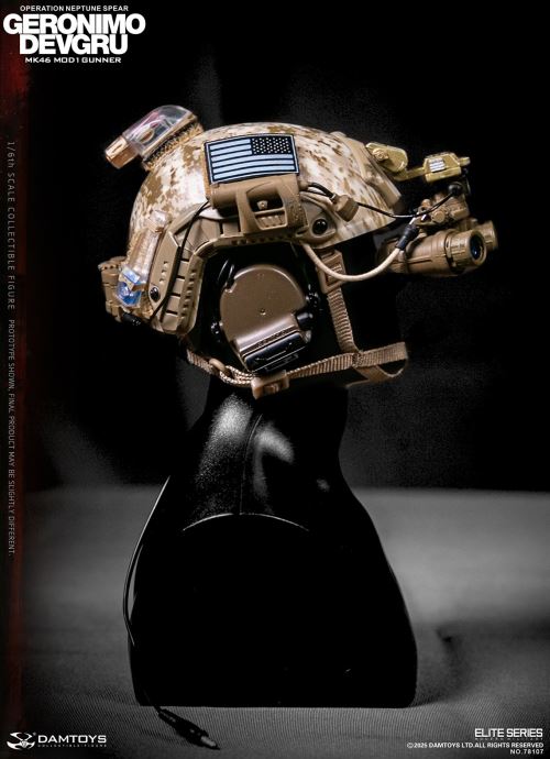 Navy Special Warfare Development Group - Operation Poseidon Spear Geronimo MK46 MOD1 Machine Gunner 1/6