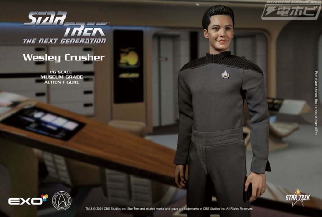 Hyper-Realistic Action Figure Star Trek: The Next Generation Wesley Crusher 1/6