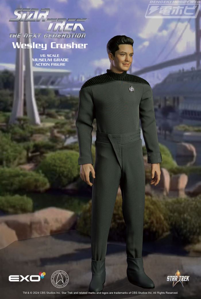 Hyper-Realistic Action Figure Star Trek: The Next Generation Wesley Crusher 1/6