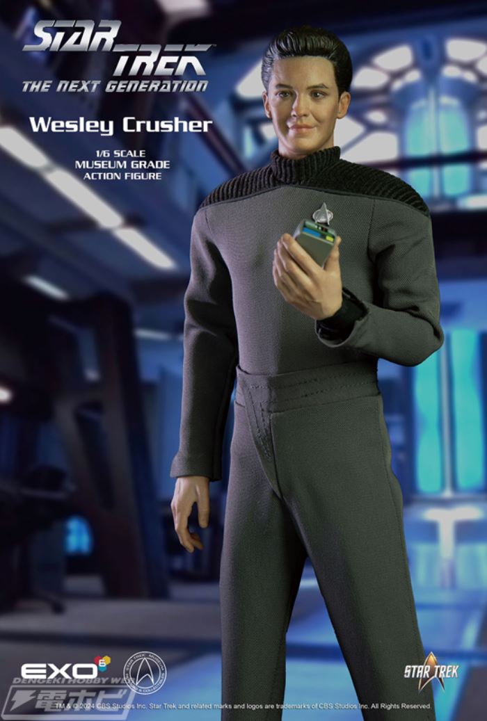 Hyper-Realistic Action Figure Star Trek: The Next Generation Wesley Crusher 1/6