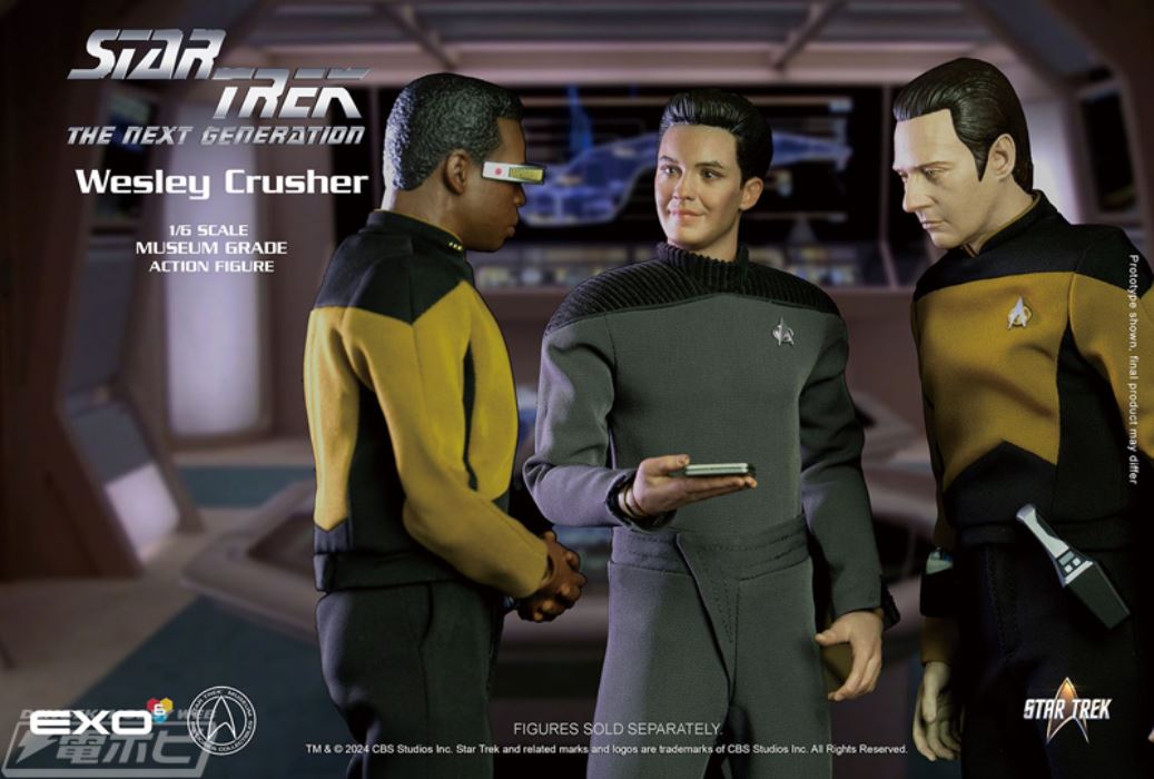 Hyper-Realistic Action Figure Star Trek: The Next Generation Wesley Crusher 1/6