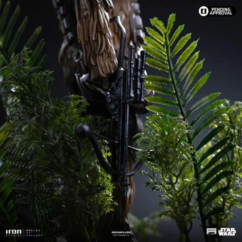 Chewbacca and Tokkat - Star Wars - Art Scale 1/10