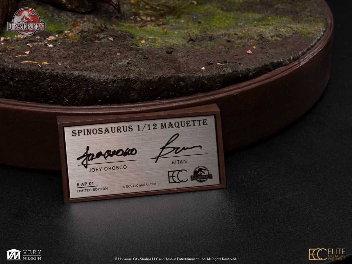 Spinosaurus 1/12 Maquette - Jurassic Park 3
