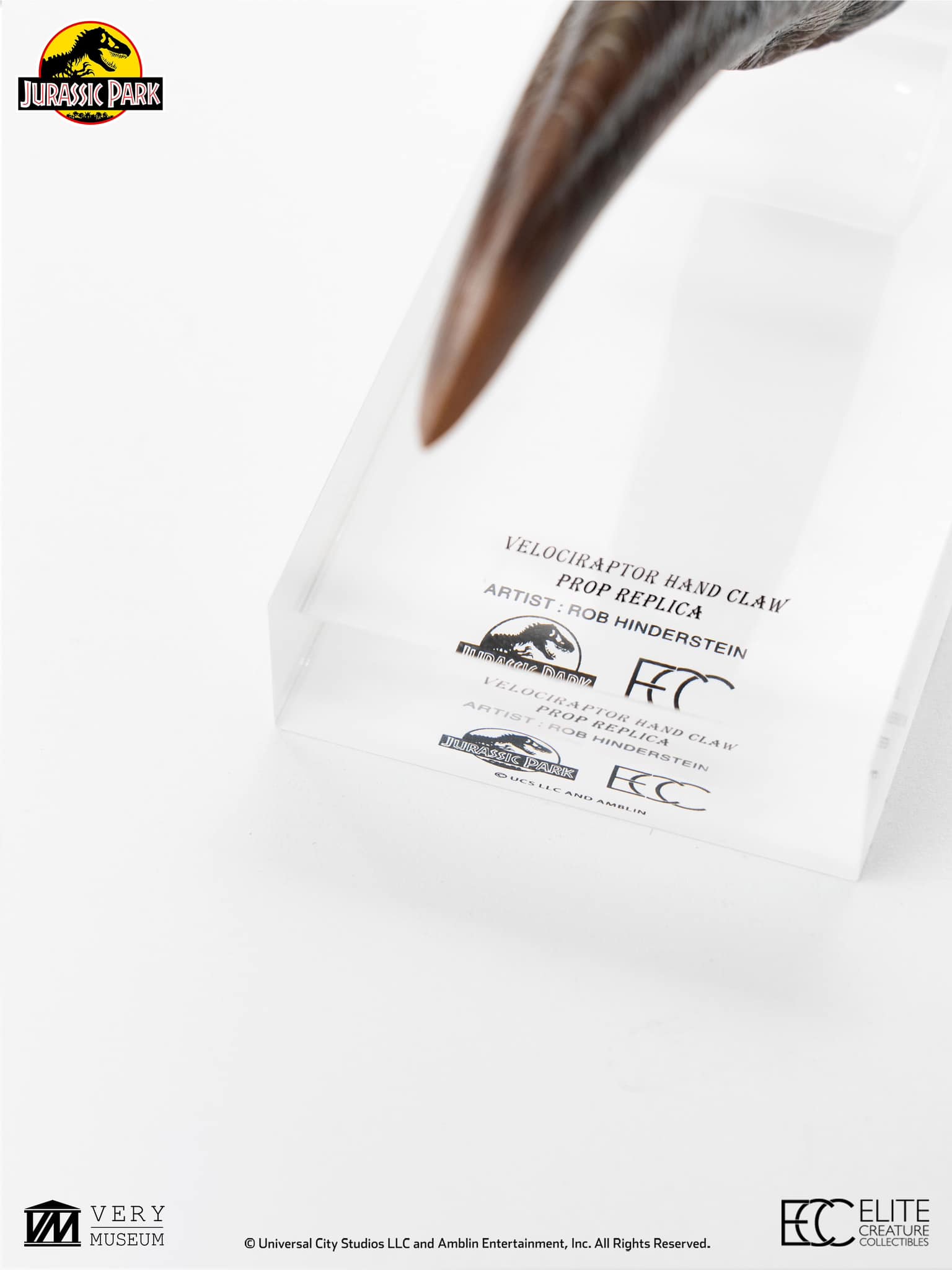 Velociraptor Hand Claw Prop - Jurassic Park