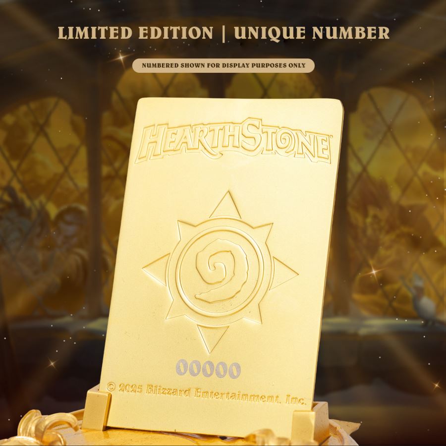 Hearthstone Golden Celebration Card Back Replica