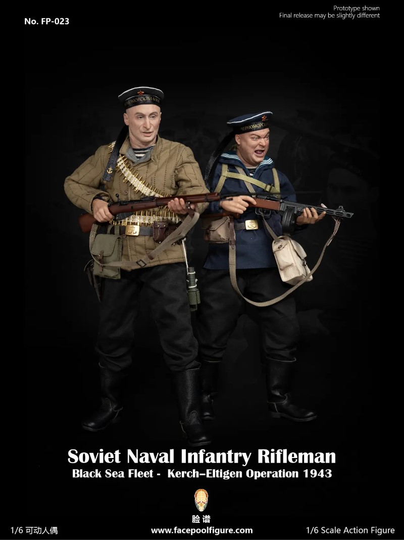 Soviet Naval Infantry Rifleman Black Sea Fleet 1/6