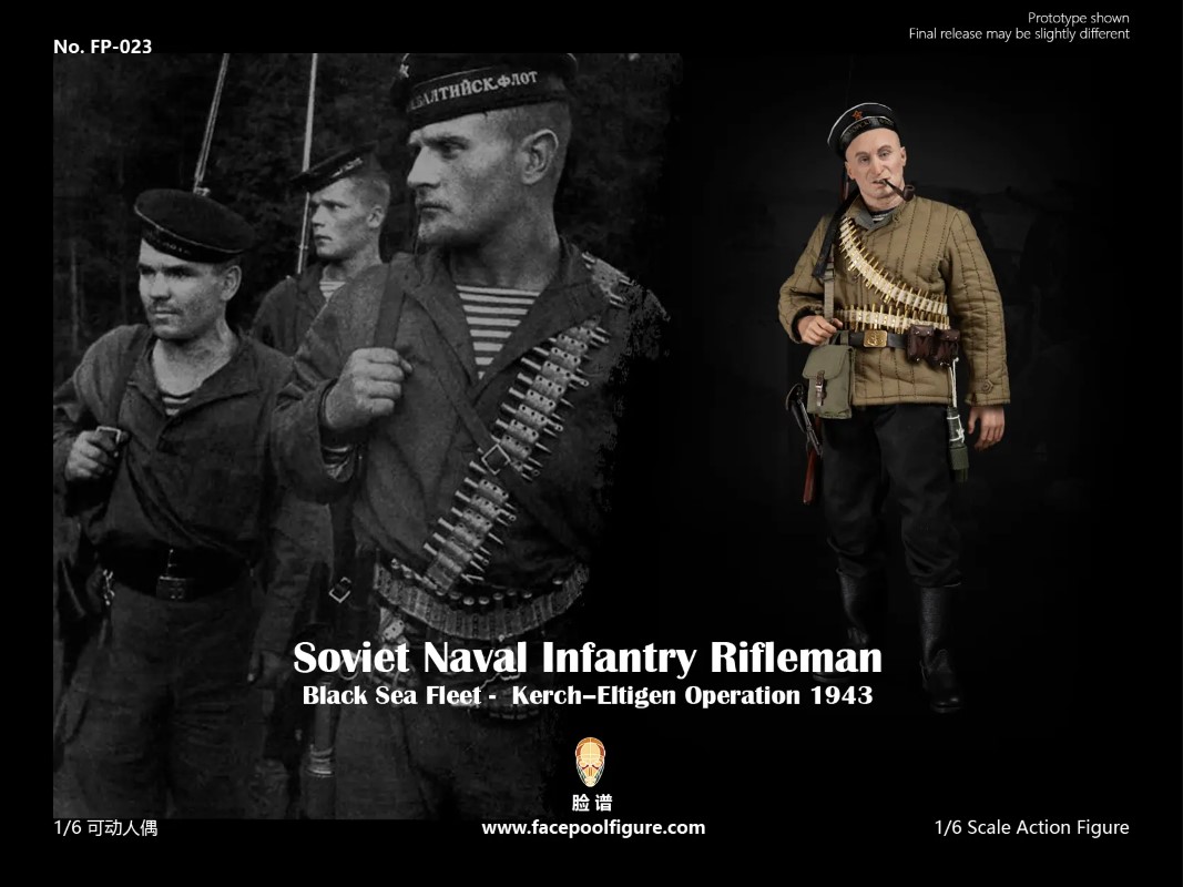 Soviet Naval Infantry Rifleman Black Sea Fleet 1/6