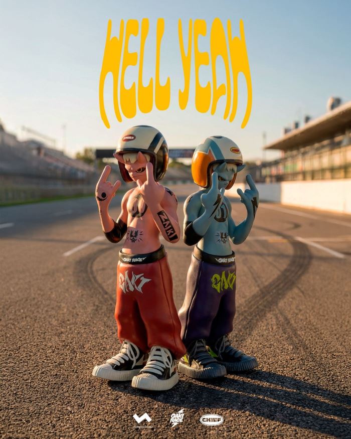 Helmet Figurines - No. 00 ZAIKI & No. 01 KOZA