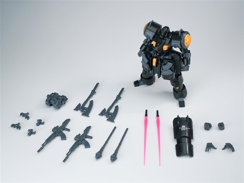 ULTRA ACTION TROOPER Series ZAROV M1 1/144 Scale ABS & POM Assembled Plastic Model Kit [Metallic Black]