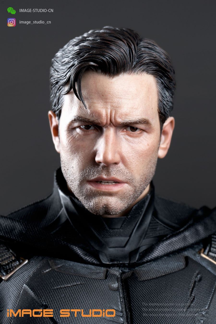 DC 1/6 Batman Bell movable eye head sculpture