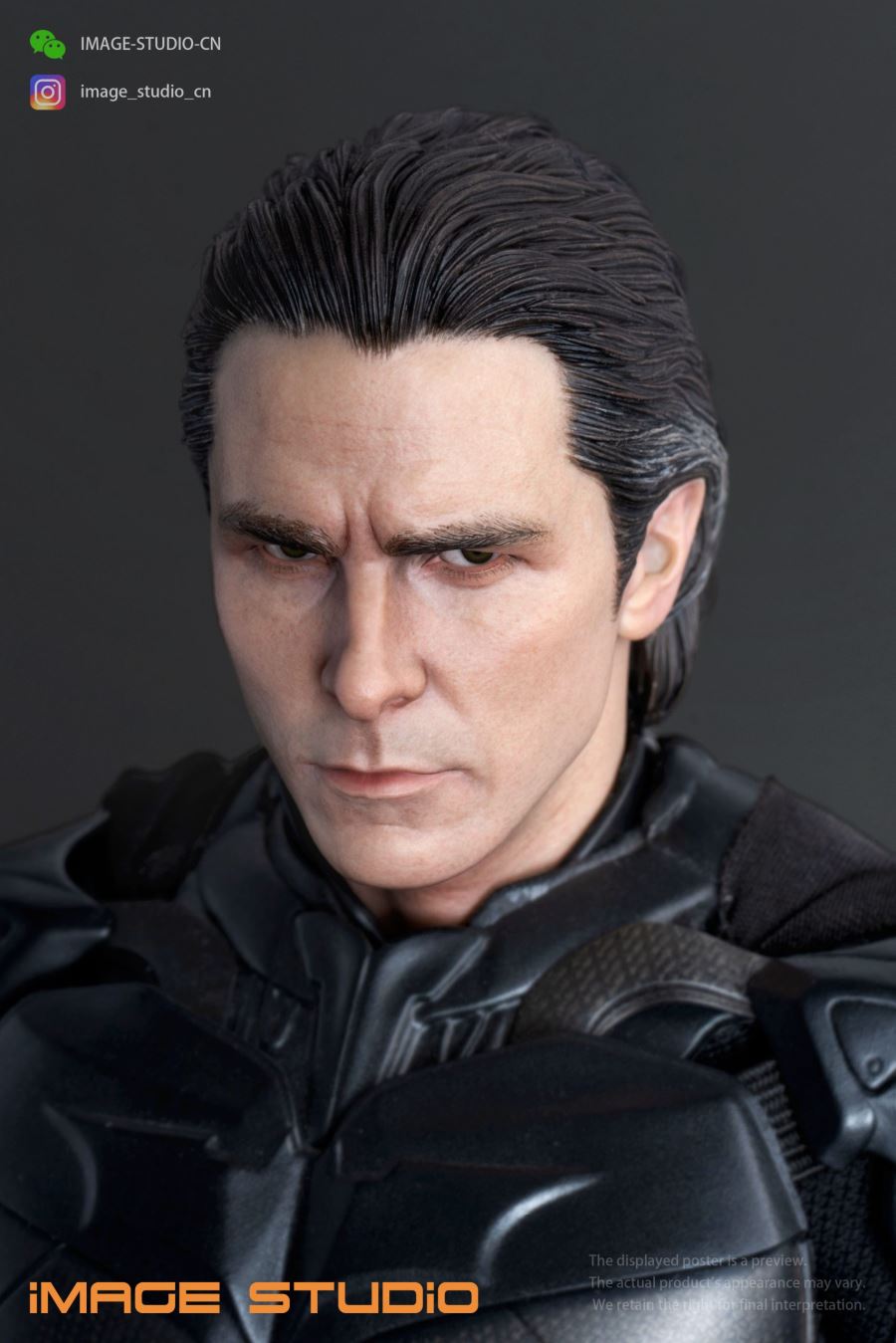 DC 1/6 Batman Bell movable eye head sculpture