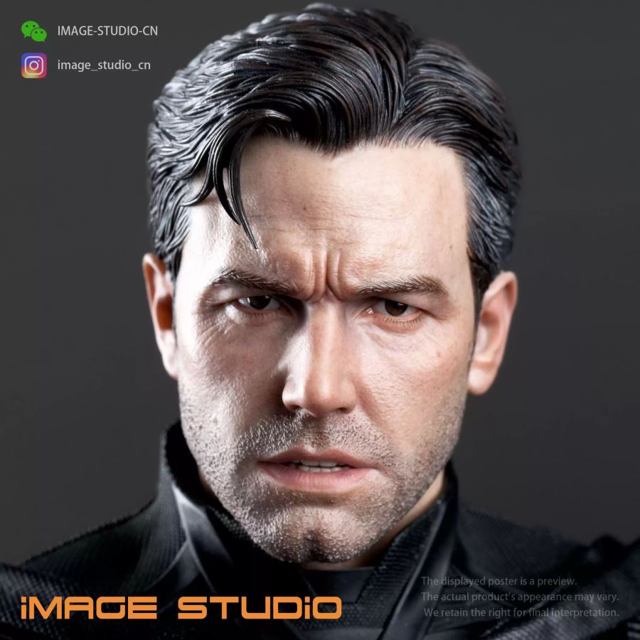 DC 1/6 Batman Bell movable eye head sculpture