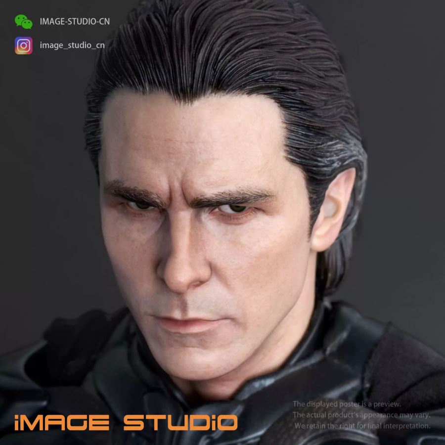 DC 1/6 Batman Bell movable eye head sculpture