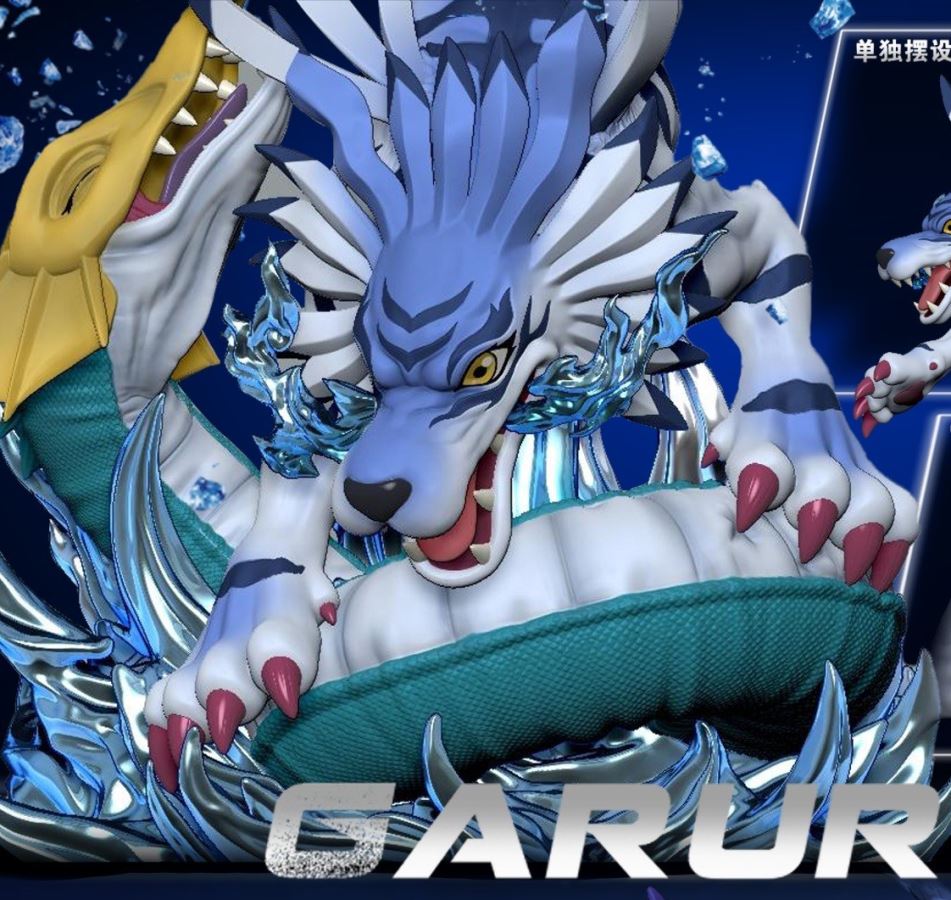 Fox Flame Garurumon - Digimon