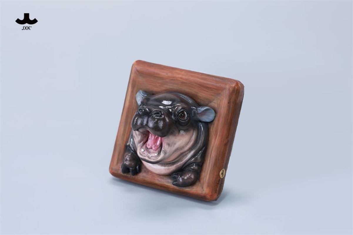 Baby Hippo Fridge Magnet：MooDeng
