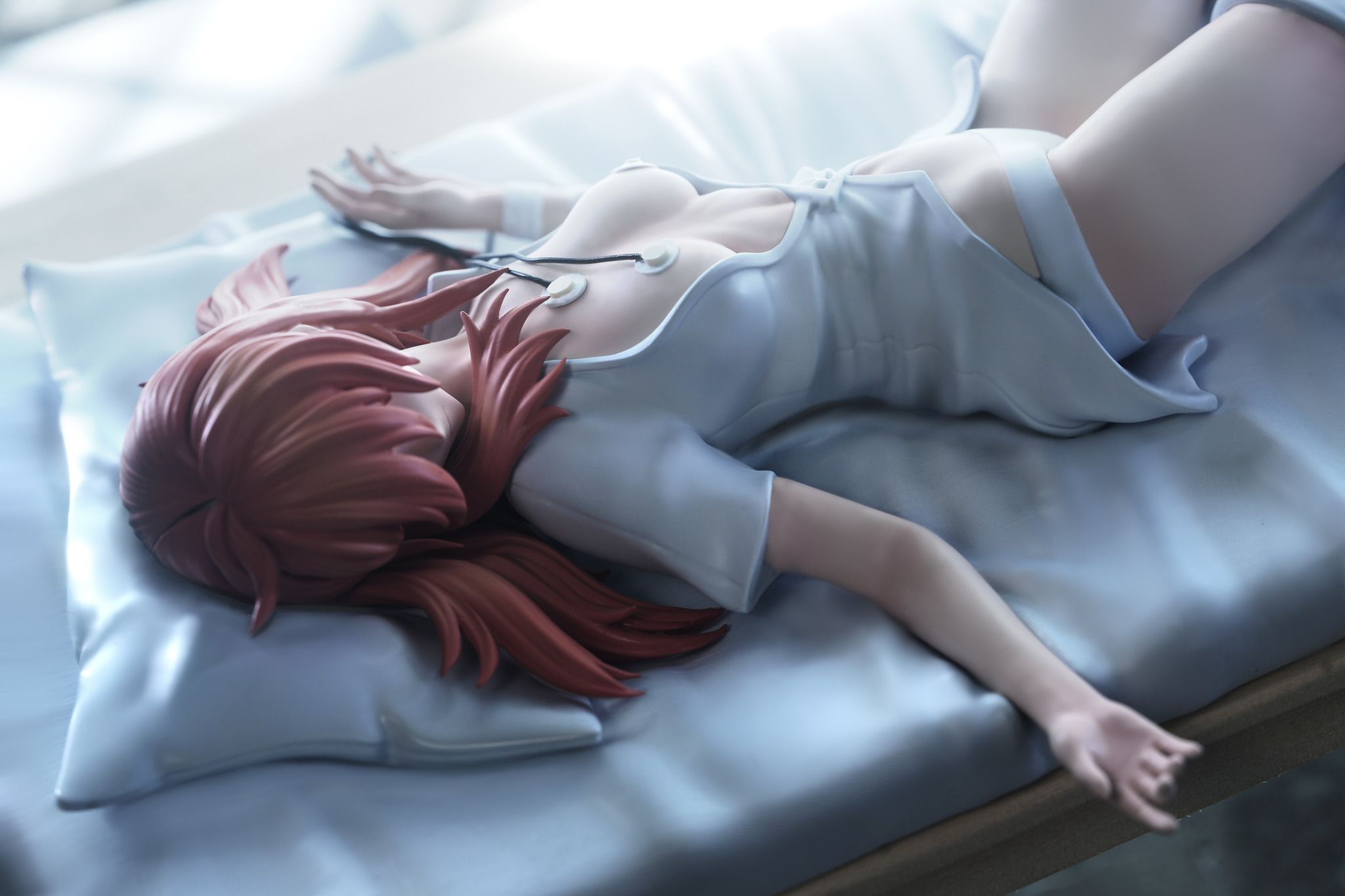 Asuka lying on hospital bed 1/6
