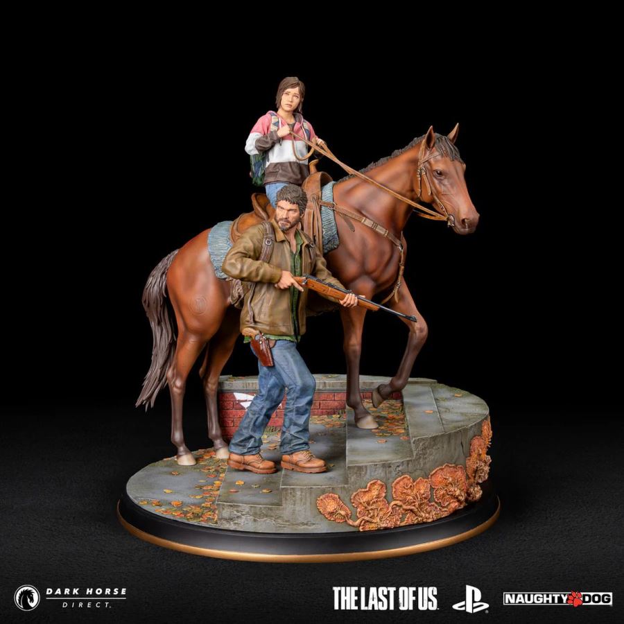 The Last of Us: Joel & Ellie on Horseback Premium Statue