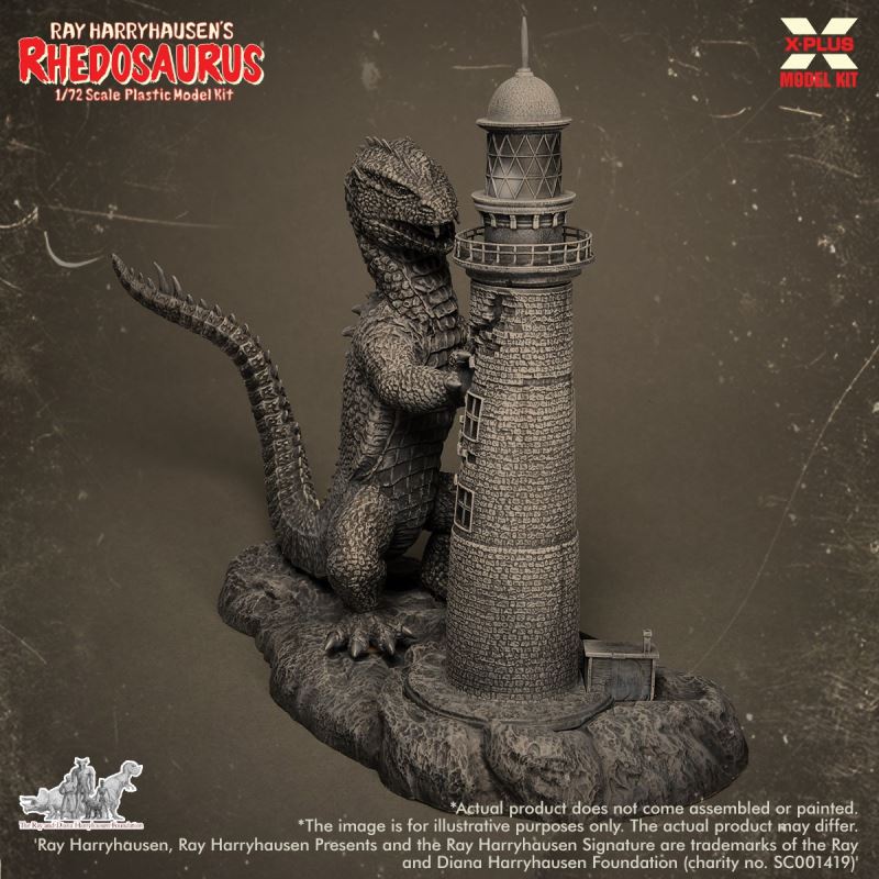 Ray Harryhausen Rhedosaurus Atomic Monster Model Kit 1/72