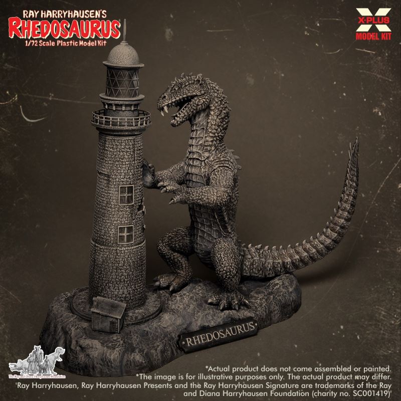 Ray Harryhausen Rhedosaurus Atomic Monster Model Kit 1/72