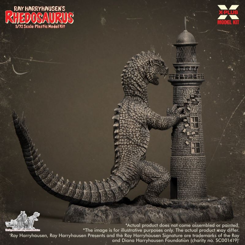 Ray Harryhausen Rhedosaurus Atomic Monster Model Kit 1/72