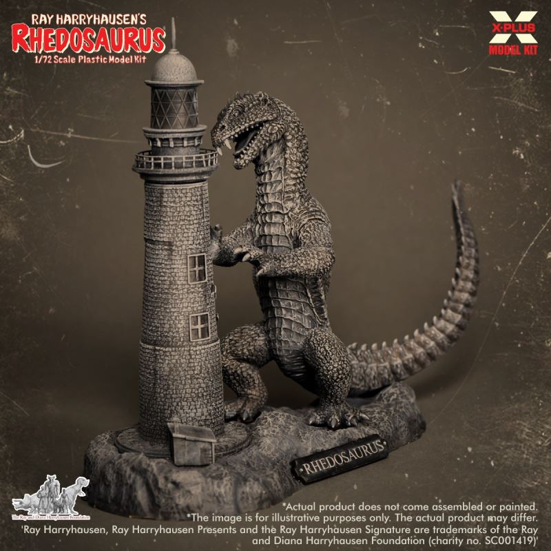 Ray Harryhausen Rhedosaurus Atomic Monster Model Kit 1/72