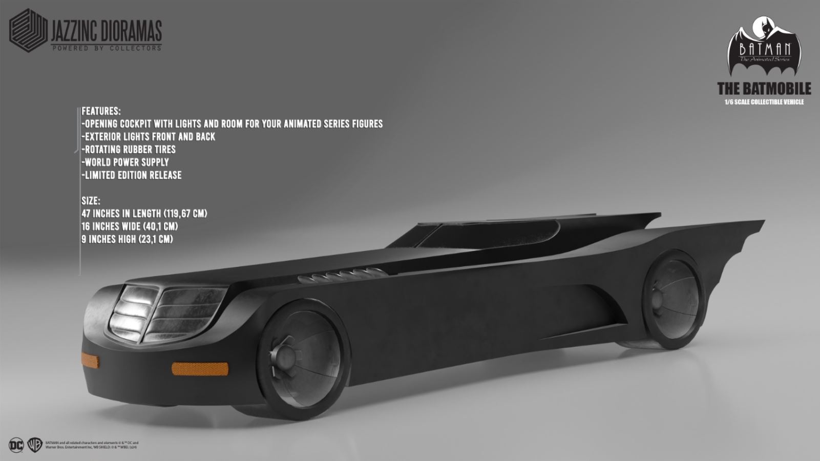 Batmobile - Batman The Animated Series (BTAS) 1/6