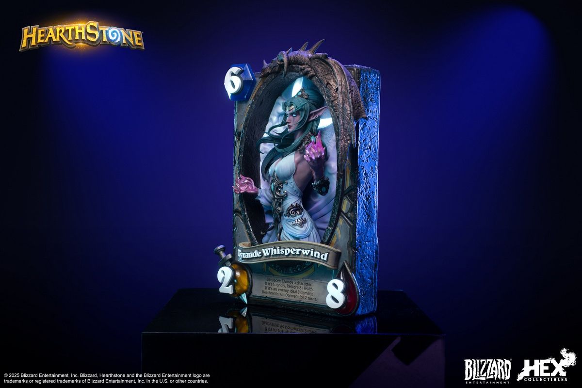 Blizzard Hearthstone - Tyrande Whisperwind Card Art Statue