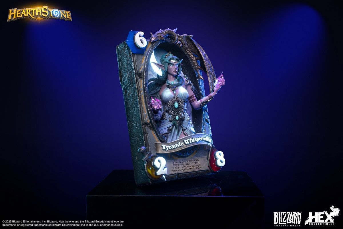 Blizzard Hearthstone - Tyrande Whisperwind Card Art Statue
