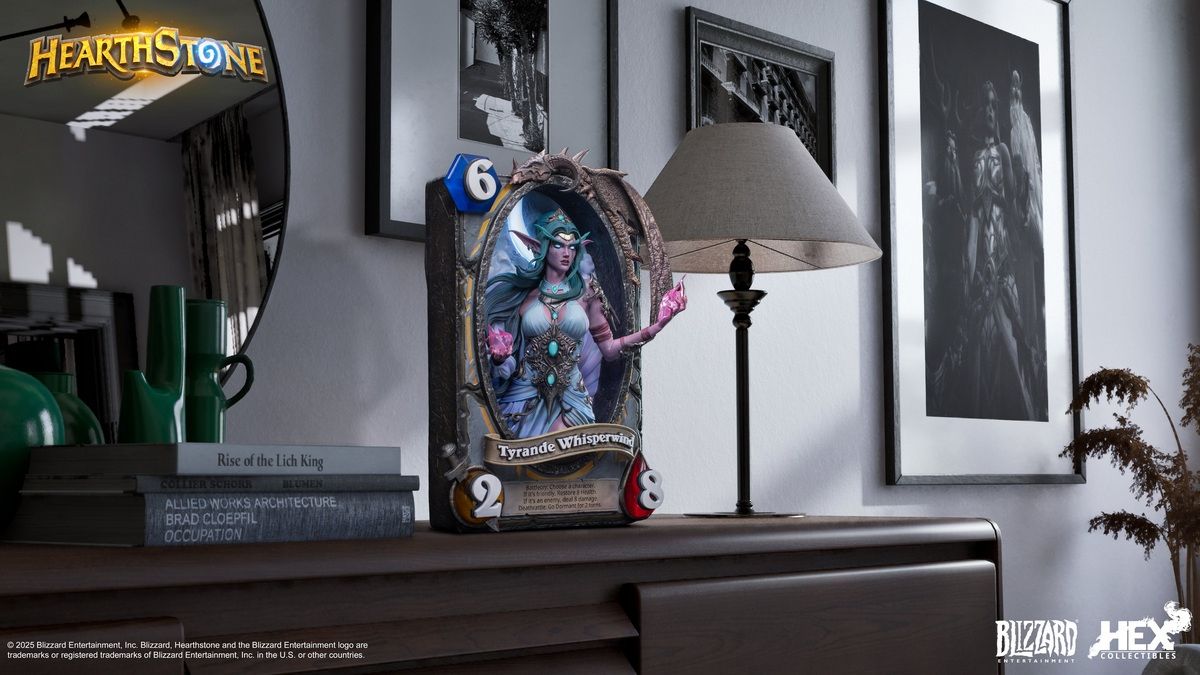 Blizzard Hearthstone - Tyrande Whisperwind Card Art Statue