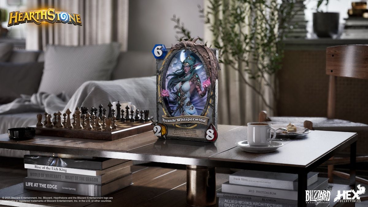 Blizzard Hearthstone - Tyrande Whisperwind Card Art Statue