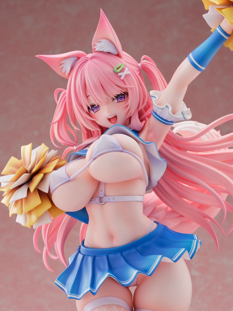 Animal Ears Cheerleader Girl DX Ver. illustration by Yatanuki Kei 1/5.5