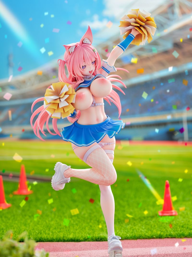 Animal Ears Cheerleader Girl DX Ver. illustration by Yatanuki Kei 1/5.5