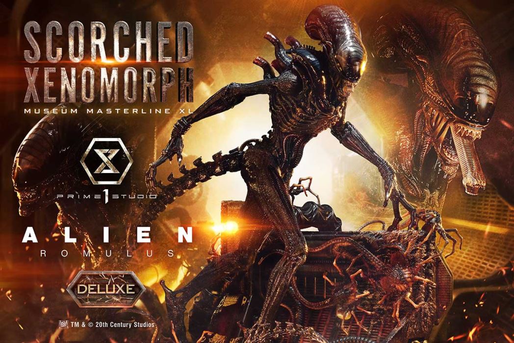 Alien: Romulus  Scorched Xenomorph DX Version