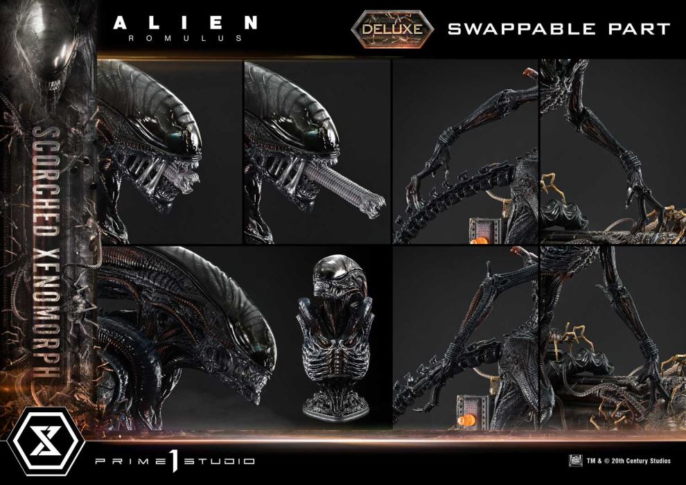 Alien: Romulus  Scorched Xenomorph DX Version