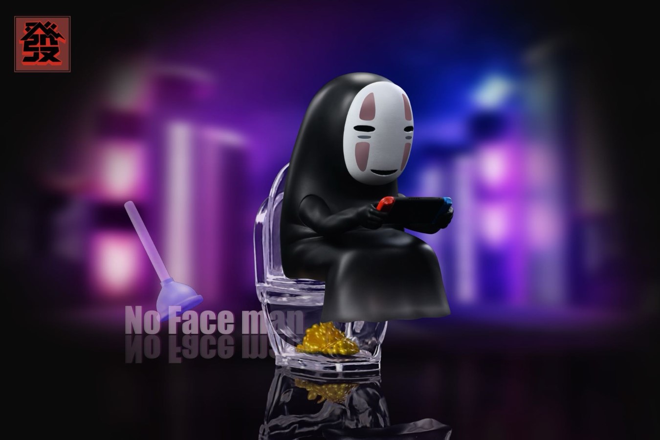 Spirited Away No Face Man Desktop Ornament