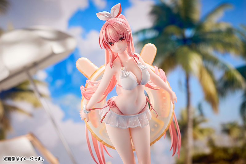 Rosuuri Original Character White Rabbit Rosu: Swimsuit Ver. 1/7