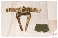 Tiny Closet Front Tie Shirt Set [White] / [Black] / [Green]