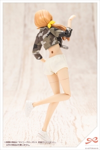 Tiny Closet Front Tie Shirt Set [White] / [Black] / [Green]