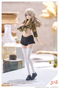 Tiny Closet Front Tie Shirt Set [White] / [Black] / [Green]